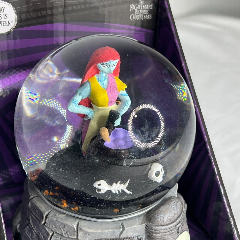 Nightmare Before Christmas Sally Musical Snow Globe 2024 New Disney